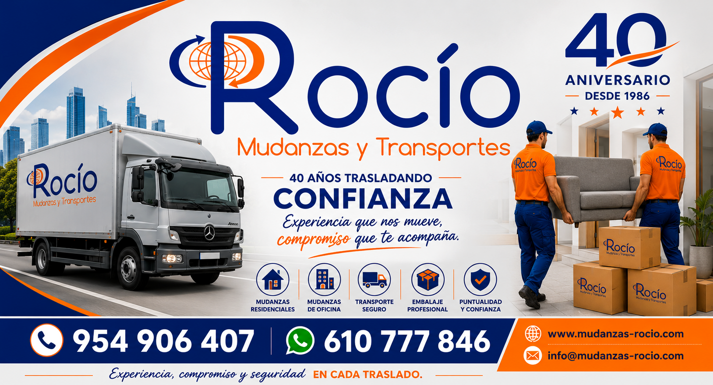 Mudanzas en Sevilla Fáciles y Sin Estrés | Mudanzas Rocío